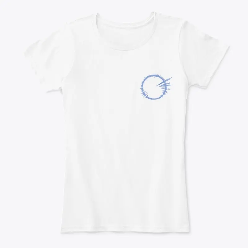 Whale Song white tee