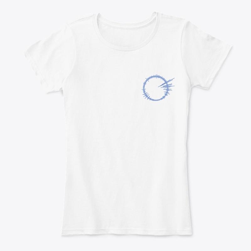 Whale Song white tee